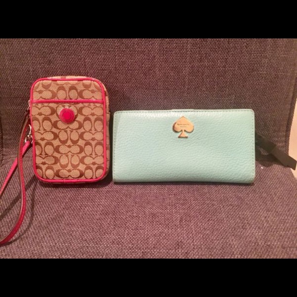 Kate Spade Wallet/Coach Small Camera Wristlet